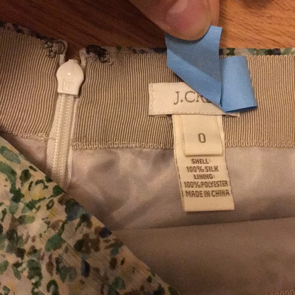 J. Crew silk floral flowing skirt - Picture 2 of 5
